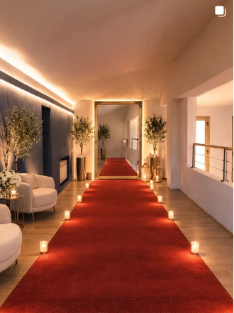 Villa entrance hallway